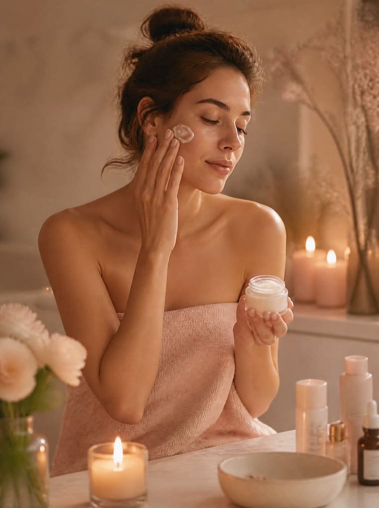 Rituel de beauté et de détente