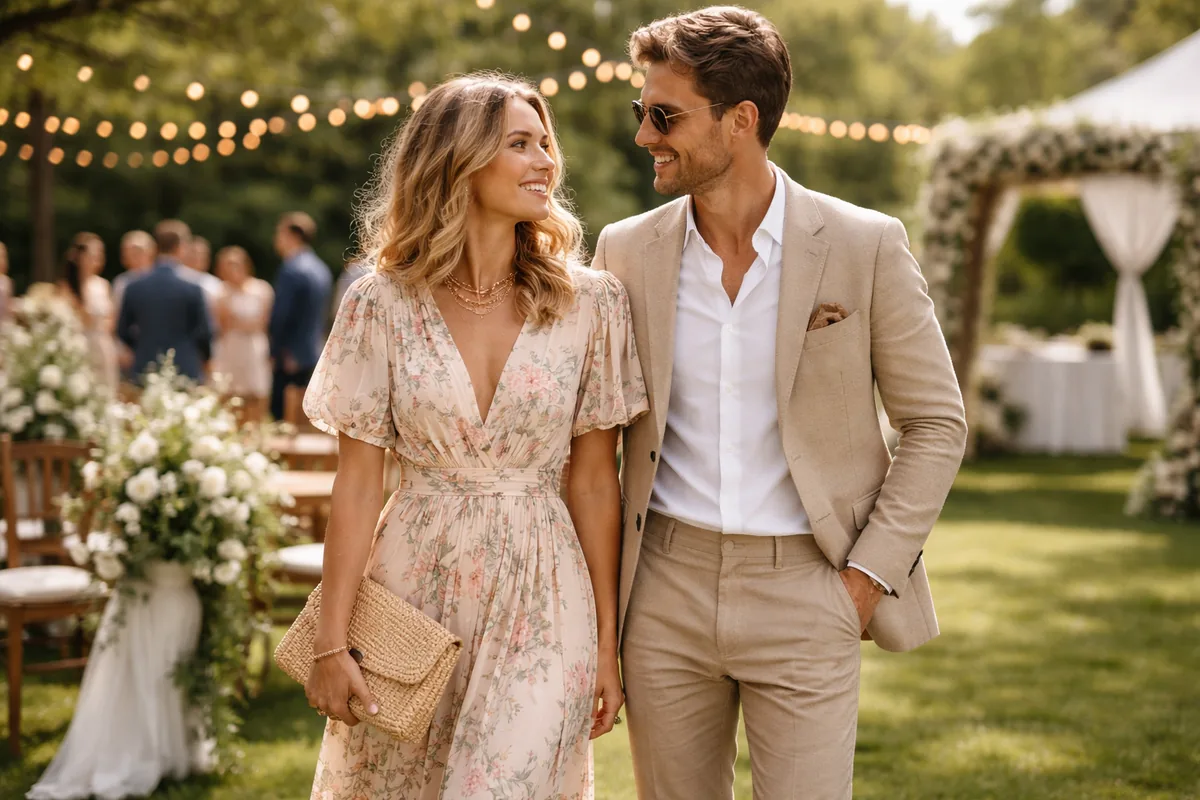 Quel type de vêtements opter pour un mariage en extérieur