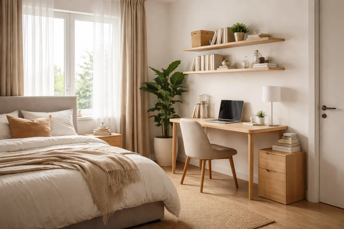 Peut-on aménager un bureau dans une chambre sans trop d'encombrement